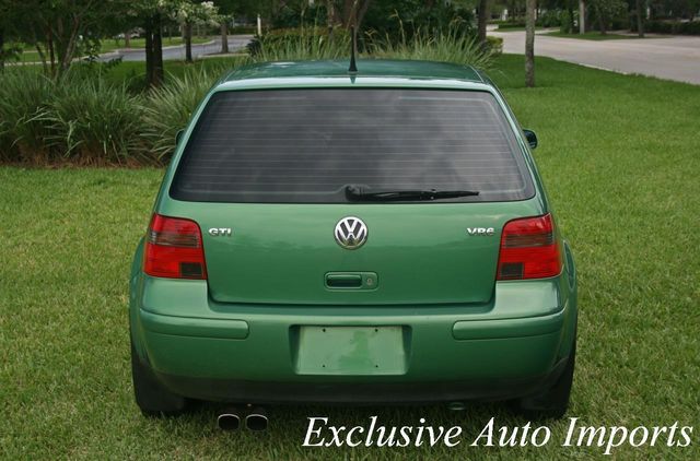 2001 Volkswagen GTI 3 Door Hatchback GLX VR6 2.8L 6-CYL Manual